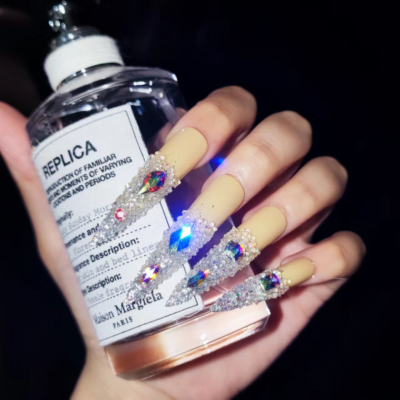 K26--handmade customize acrylic materials press on nails---Missunails
