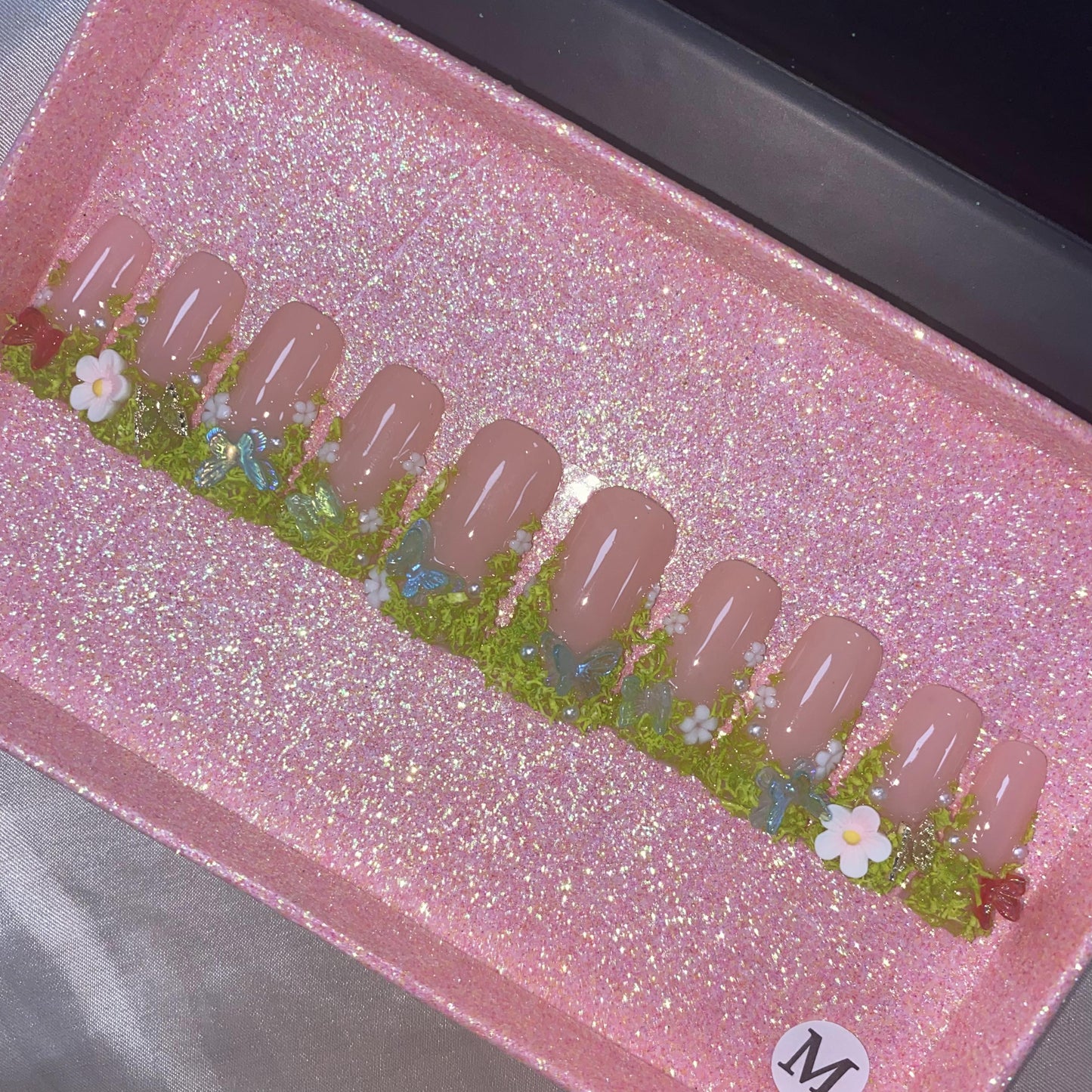 moss nails-handmade customize acrylic press on nails--Missunails