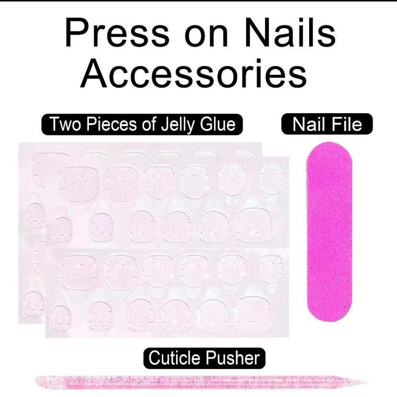 3D Flowers Blue Nude-- handmade customize acrylic press on nails--Missunail