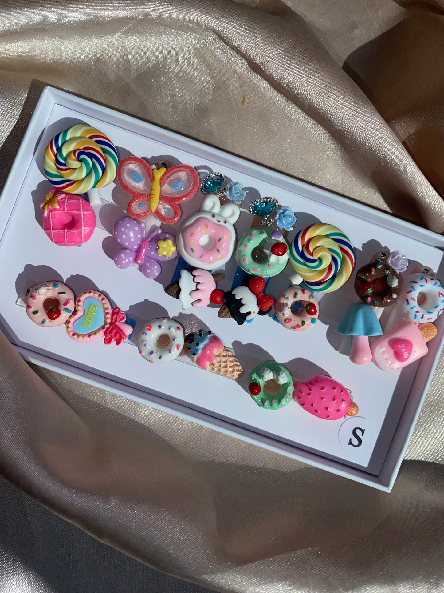 lollipop nails -- handmade customize acrylic press on nails--Missunails