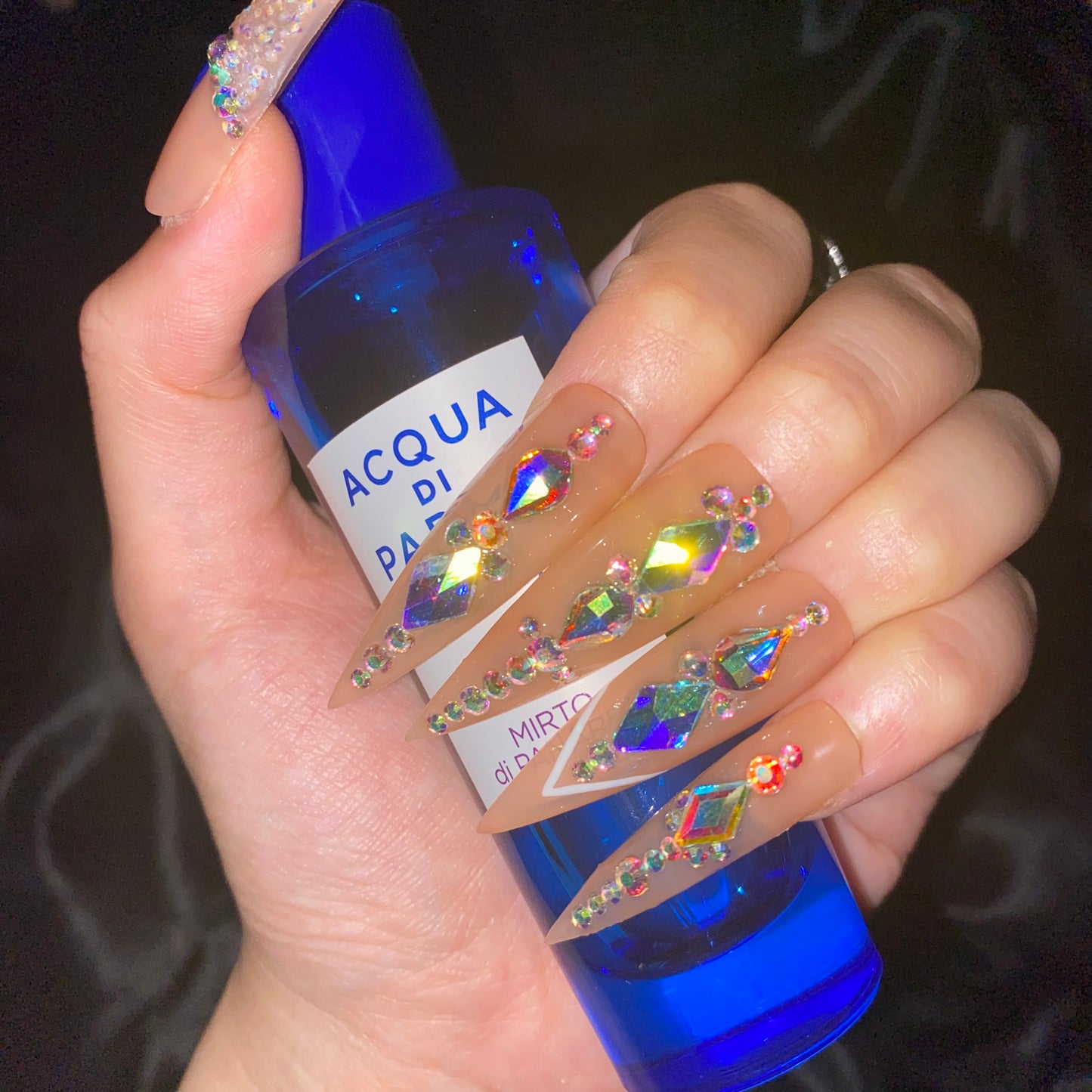S313-handmade customize acrylic press on nails--Missunails